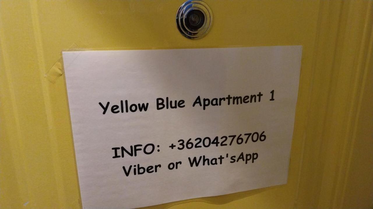 Yellow Blue Apartment Budapest Exterior foto