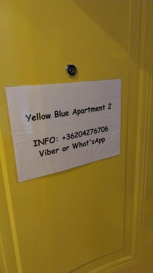 Yellow Blue Apartment Budapest Exterior foto